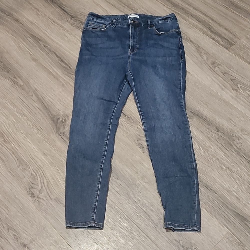 GUC Good American Alwaya Fit Good Legs Skinny Rugged Skinny Jeans - Picture 6 of 8